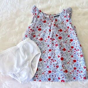 Baby Gap Floral Bloomer Set Size 3-6 mos.